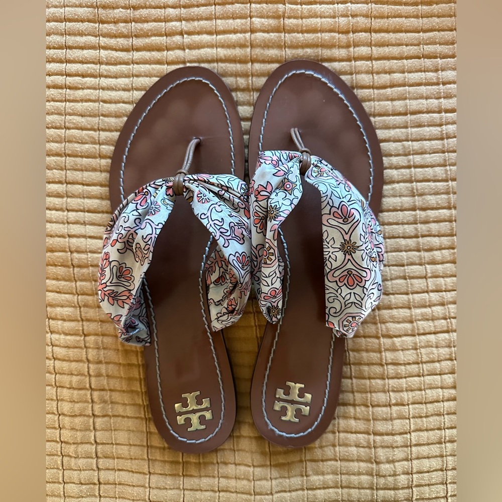 Tory Burch Sill Floral Sandals